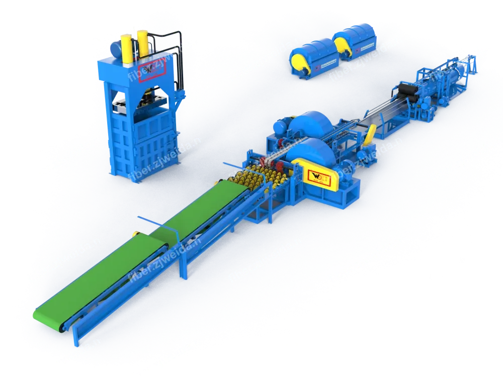 Banana Stem Fiber Comprehensive Utilization Line - Large Scale (Combination 2)