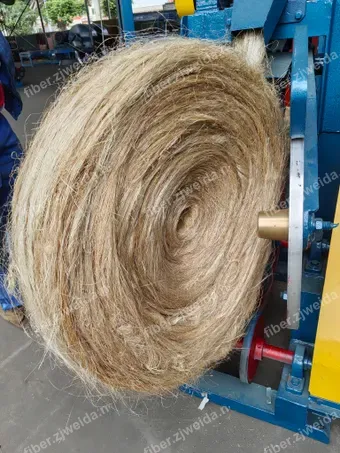 Sisal Fiber Combing and Sliver Winding Line