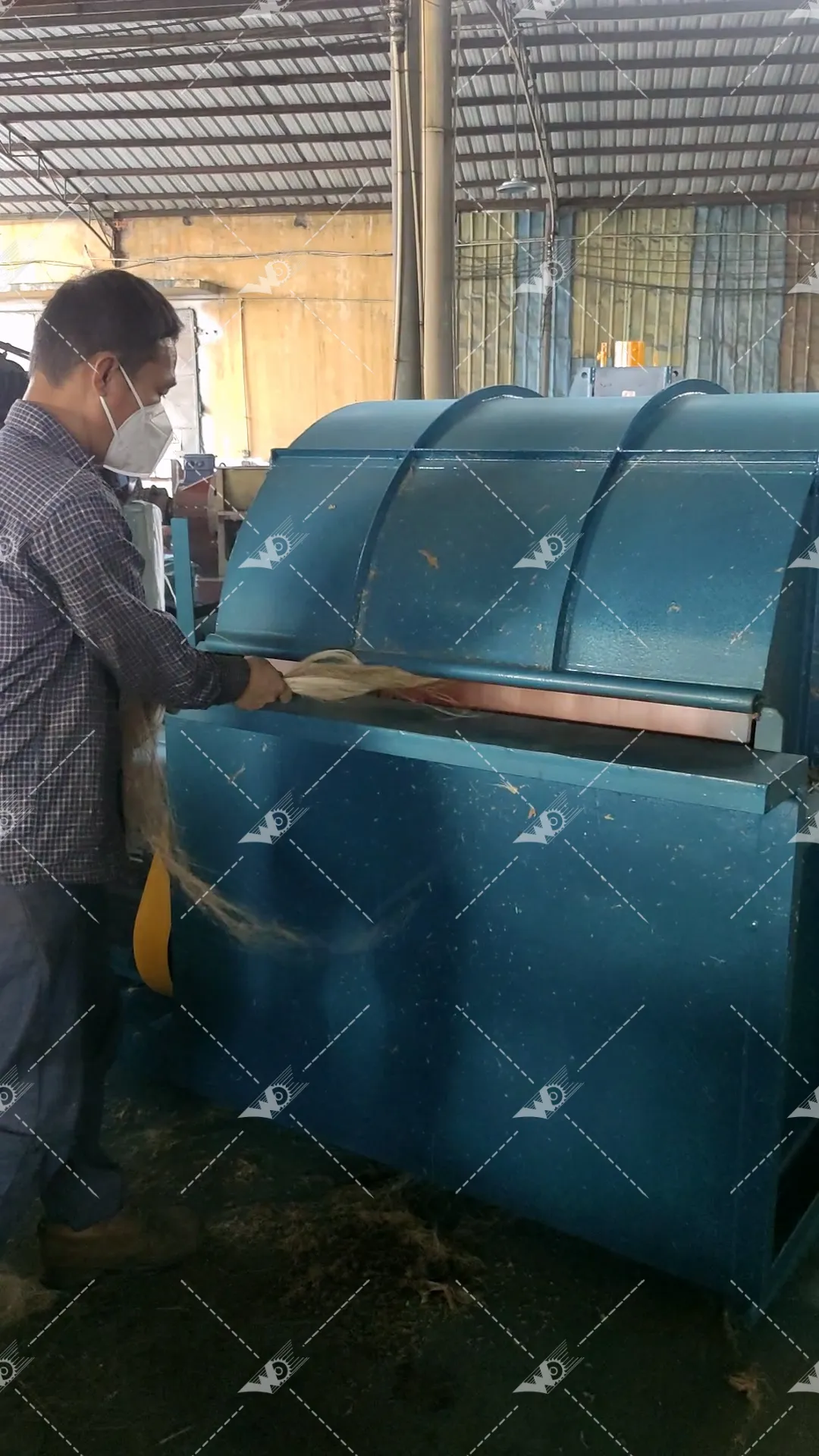Versatile Fiber Cleaning & Combing Machine Test